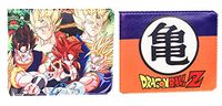 KC Dragon Ball Z Leather Bi-fold Wallet Characters Goku Symbol Wallet Dragon Ball Accessories