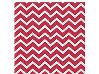 100ct RED Chevron Zig Zag Striped 4x2x9" Medium Size Cello Party Treat Food Snack Bags