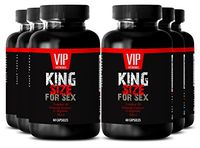 L-arginine Amino Acid - King Size for Sex - Fertility Booster for Women (6 Bottles 360 Capsules)