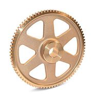 Boston Gear G1046 Worm Gear, Spoke, 14.5 PA Pressure Angle, 0.375" Bore, 80:1 Ratio, 80 TEETH, RH
