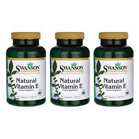 Swanson Natural Vitamin E 1000 Iu (671.10 Milligrams) 100 Sgels (3 Pack)