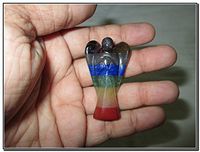 Fantastic Chakra Bonded 2" Angel Healing Chakra Balancing Unique Rare Energy Love Divine Spiritual Psychic Arch Angel Christmas Gift India Gemstone Original Authentic Genuine Crystals