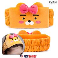 KakaoFriends Bath Headband Head Wrap Hairband with Mini Bow (Ryan)