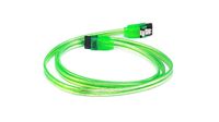 36 Inch SATA 6Gbps Cable with Locking Latch UV Green, CNE564845