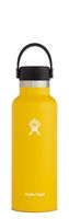 Hydro Flask Standard Mouth Water Bottle, Flex Cap - 18 oz, Sunflower