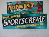 Special Pack of 5 SPORTSCREME RUB TUBE 3 oz