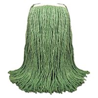Boardwalk BWK8024G Cut-End Yarn Mop Head, Green, 1-1/4" Headband (Case of 12)