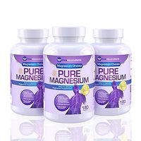 Magnesium Supplements, 200mg, 180ct - Mega 3-Pack - Pure Micronutrients