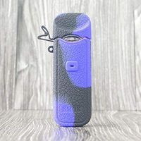 CEOKS for Smok Nord Silicone Case, Anti-Slip Protective Silicone Case Skin Rubber Cover for Smok Nord Mod Box Rubber case wrap Shield (Purple/Black)