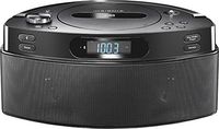 Insignia - CD Boombox with AM/FM Tuner - Black with Bluetooth