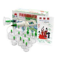 YZU 12 Cups/Set Professional Cupping Medical-Chinese Vacuum Body Cupping Massage Healthy Therapy Suction