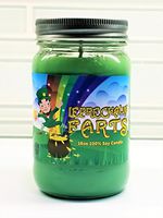 S&M Candle Factory Leprechaun Farts ~ St. Patrick's Day Scented Candle Soy Wax Candle ~ Aromatherapy ~ Soy Candles Burn Cleaner ~ Made in USA. Gift for Special Occasions (Green, 16oz)