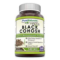 Pure Naturals Black Cohosh Menopause Relief 540 Mg 240 Capsules Helps Reduce Symptoms of Menopause* Supports Female Reproductive Health