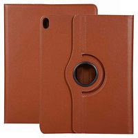 HuLorry Cover for iPad Pro 11'' 2018, Luxury Multifunction Business Tablet PU Leather Case for Men Women, 360 Degree Rotation Magnetic Case for 2018 New iPad Pro 11 inch (Brown)