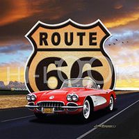 Hi-Look Microfiber Cleaning Cloth - Route 66 Vette
