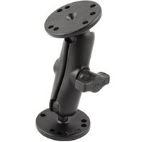 Ram Mount RAM-B-101U 1-Inch Diameter Ball Mount with 2/2.5-Inch Round Base (Black) (Renewed)