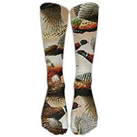 Wild Pheasants Knee High Graduated Compression Socks For Women And Men - Best Medical, Nursing, Travel & Flight Socks - Running & Fitness