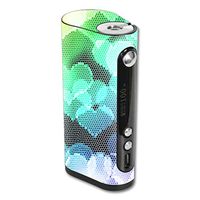 MightySkins Skin Compatible with Vape Forward Vapor Flask Stout 100W TC – Colorful Hearts | Protective, Durable, and Unique Vinyl wrap Cover | Easy to Apply, Remove | Made in The USA