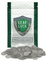 Leaf Lock Gear Premium Stainless Steel Tobacco Pipe Screen Filters - 1/2" (0.5) (250)