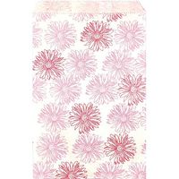 RJ Displays- 200 Pcs Pack Flower Paper Gift Paper Bags, 4" x 6" inch for Candy, Cookies, Small Gift, Crafts, Party Favor, Jewelry Merchandise