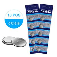 10 Pack CR1616 3V Lithium Battery Coin Cell for Key Fob Remote