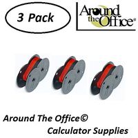 Around The Office Compatible Package of 3 Individually Sealed Ribbons Replacement for Sharp CS-2850A Calculator