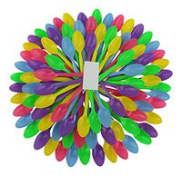 B-Kind Party Pack 100 Count Cutlery Thick Strong and Durable Medium Weight Disposable Spoons for Camping, Picnics, Parties, and Wedding (Multi)