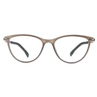 Cyxus Blue Light Blocking Glasses for Kids, Anti Eyestrain Protect Eyesight Computer Eyewear Metal Rectangular Frame (8067T29,Tea Brown)