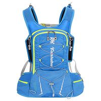 F&W WF Backpack - Outdoor Backpack Running Backpack Running Riding Backpack Outdoor Hiking Horse Riding Water Bag Bag (Color : Blue)