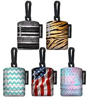 SPUDZ Ultra Variety Pack | Five 6" x 6" Microfiber Towels w/Neoprene Pouches | Premium Microfiber Cleaning Cloths for Laptops, Lenses, Cameras, Screens, and More | 5 Color Variety Pack (Photo)