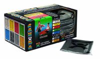 CanDo Low Powder Exercise Band (box of 40) 4' length Black x-heavy for rehabilitation, conditioning