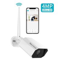 Wireless Security Camera Outdoor, NexTrend 4MP Full HD WiFi Surveillance Cameras with Night Vision Two Way Audio Motion Detection IP66 Waterproof IP Home Camera for Indoor Outdoors Free APP ...