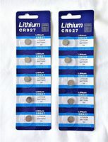 New CR927 Button Coin Cell Batteries Lithium Metal Manganese Dioxide 3.0v in Retail Blister Pack Cards (10)