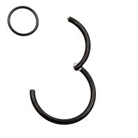 14g Earrings Cartilage Earring Hoop Nose Rings Black Nose Ring Hoop Tragus Earring Daith Earrings Helix Earrings 14 Gauge Forward Helix Earring Rook Earrings 6mm Nose Hoop Snug Earrings Nose Piercing