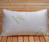 Décor&More SleepHeaven Queen Size Bamboo Memory Foam Pillow (24" x 16" x 5")