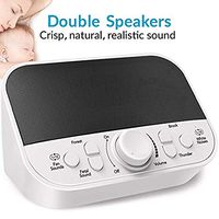 White Noise Machine, LATOW Sound Machine for Baby Sleeping, Portable Sound Therapy 28 Non-Looping Sounds High Quality Speaker 4 Sleep Timers for Baby Kids Adults