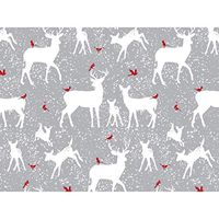 Woodland Frost Reindeer 24"x417' Roll Gift Wrap