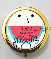 BlackKey Summer Season 3-Compartment Decorative Pocket Gift Box Case Organizer for Pill, Color 2 -822