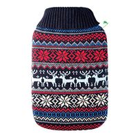 YUN Knit Jacket Green Material Hot Water Bottle Hand Warmer Note Water Heating Water Bag (Size : 195X315MM)