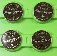 Energizer 4pc CR2032 ECR2032 3V Lithium Battery Lithium CR 2032 DL2032 BR2032
