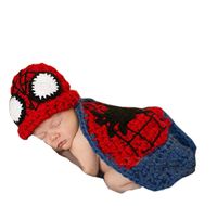 Pinbo Newborn Baby boys Girls Photography Prop Crochet Knitted Spider Hat Cover