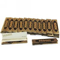 Moon Mix Flax Cigarette Tobacco Rolling Papers King Size Slim 25×32 Sheets