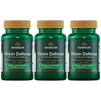 Swanson Vision Defense Antioxidant Vision Health Supplement Lutein Zeaxanthin Astaxanthin Broccoli Extract Bilberry Extract 60 Softgels Sgels
