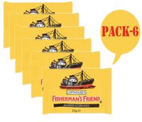 Fishermans Friend Aniseed 6X25G-FREE UK DELIVERY