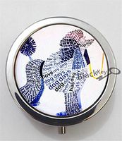 BlackKey Poodle Dog 3-Compartment Decorative Pocket Gift Box Case Organizer for Pill, Color 1-2314