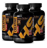 Increase Energy for Men - CREATINE TRI-Phase (3X Formula) - Creatine for Women Pills - 3 Bottles 270 Tablets