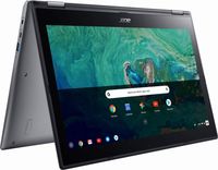 2019 Acer - Spin 15 2-in-1 15.6" Full HD 10-Point Multitouch Screen Chromebook - Intel Pentium - 4GB Memory - 32GB eMMC Flash Memory - Google Chrome OS - Sparkly Silver