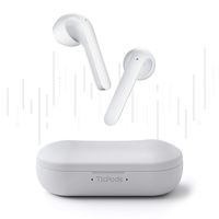 TicPods 2 Pro True Wireless Earbuds,TWS Earbud,Bluetooth 5.0 Earphones with Dual-Mic,Semi-in-ear Design,Voice Assistant,Head Gesture,Touch Controls,Quick-Commands,IPX4 Water Resistant,20H Battery Life