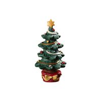 Fheaven Handcrafted Miniature Christmas Decoration,DIY Resin Miniature Christmas Animals Craft Accessory Home Garden Decoration (J)