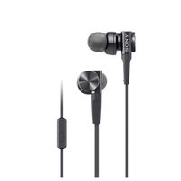 SONY Sealed Type Inner Ear Receiver MDR-XB75AP B (BLACK)【Japan Domestic genuine products】